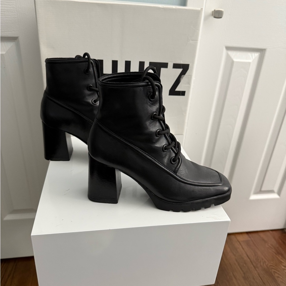 Schutz Mayan Black Women's Ankle Boots Size  7